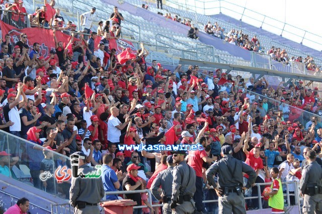 فيديو : الحسم النهائي ينتقل الى ارض الناصرة يوم الثلاثاء بعد التعادل 1-1 واكثر من 4500 مشجع ساند الفريق القسماوي 